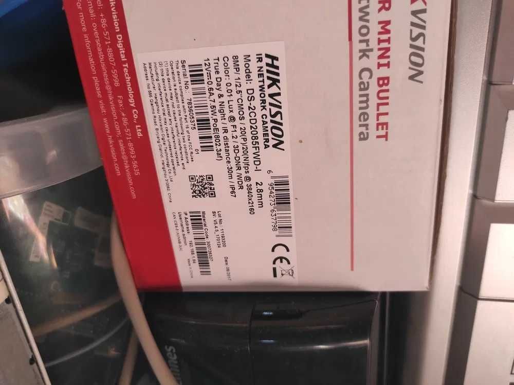 Camera IP Hikvision 8MP