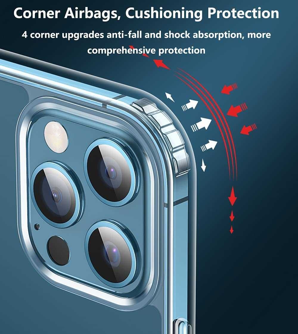 Husa transparenta MagSafe pt. iPhone 13 , 13 Pro, 13 Mini, 13 Pro Max