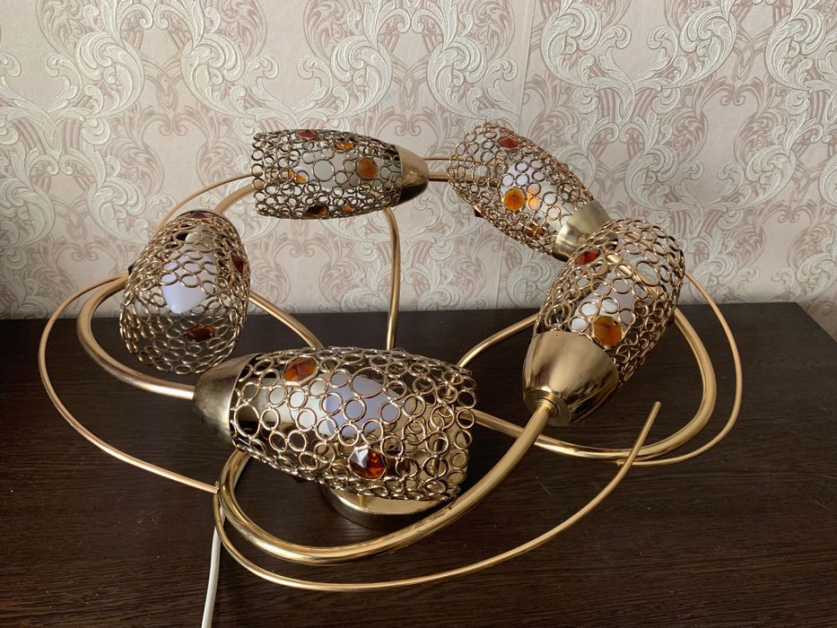 светильник люстра потолочная 5ти рожковая