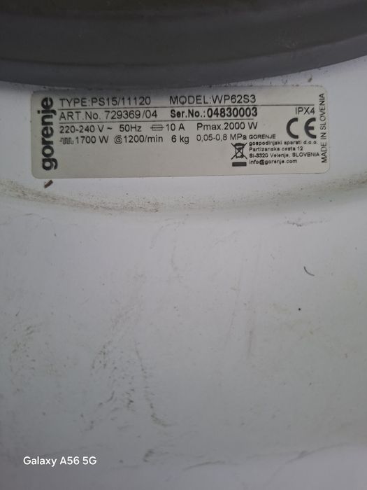 Placa electronica masina de spalat gorenje