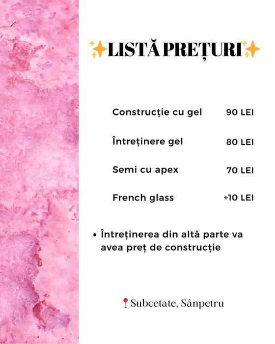 Unghii cu gel, Subcetate Sânpetru