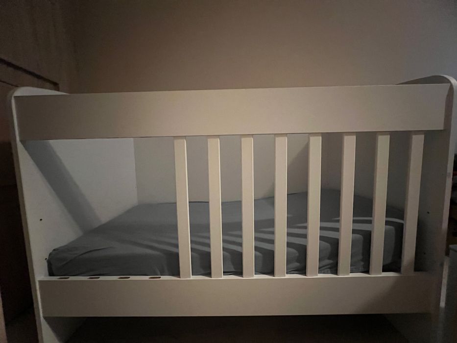 Бебешко легло (кошара) + матрак Pierre Cardin