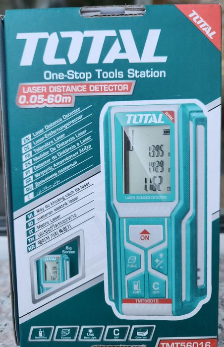 Ролетка лазерна TOTAL, 60 м