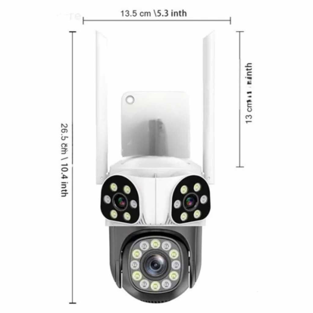 Външна Wi-Fi камера Lylu 12MP, интелигентно управление и нощно виждане