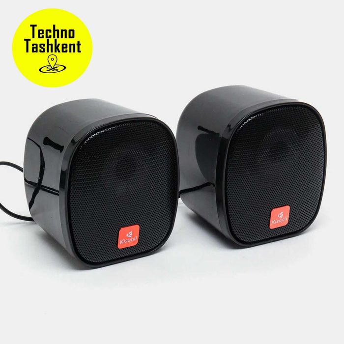 Kомпьютерные колонки Kisonli X11, RGB, стерео (Dostavka Bor)