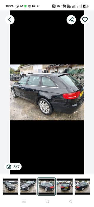 Piese motor cutie punte ușa aripa kit injecție haion audi A4 b8 2009