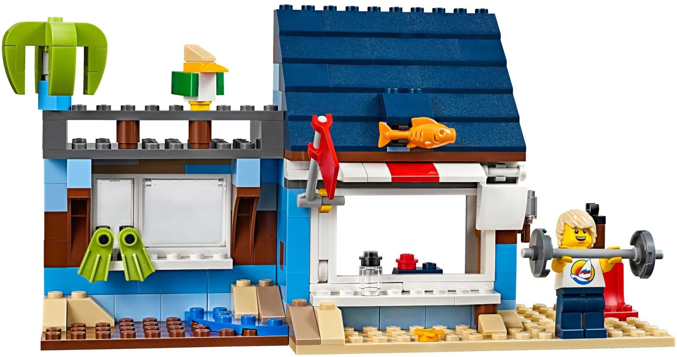 LEGO Creator 3 in 1  31063 Beach side si LEGO Friends 41361 Mia Stable