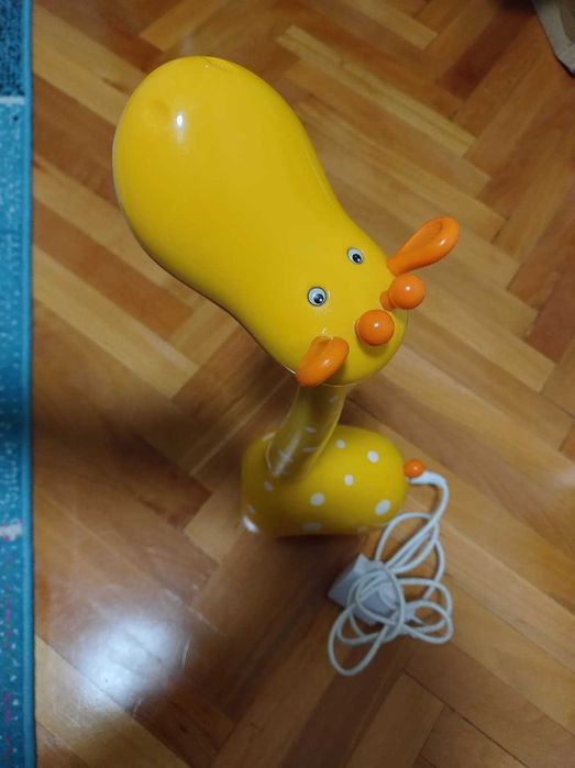 Lampa birou LED LA9/G Girafa, 6 W, galben, luminozitate reglabila