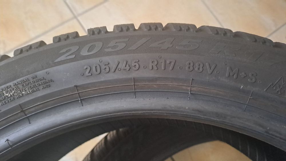 Anvelope iarna 205 45 r17 PIRELLI 2023