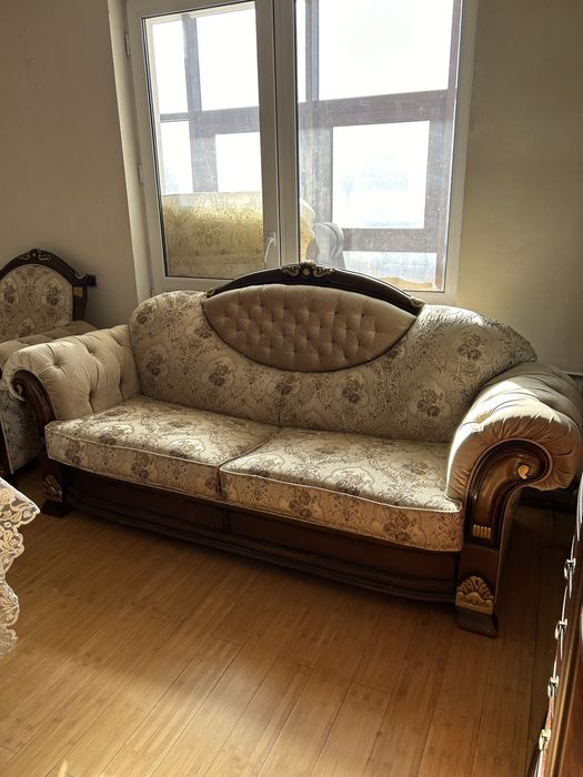 Продам мягкую мебель в комплекте 3шт за 110 000 тг Срочно! Самовывоз