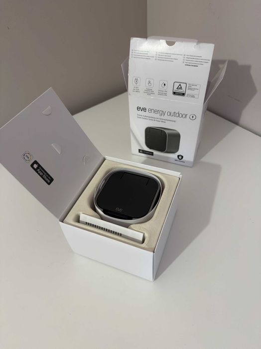 Priză inteligentă EVE energy outdoor Matter & Thread, certificat TUV
