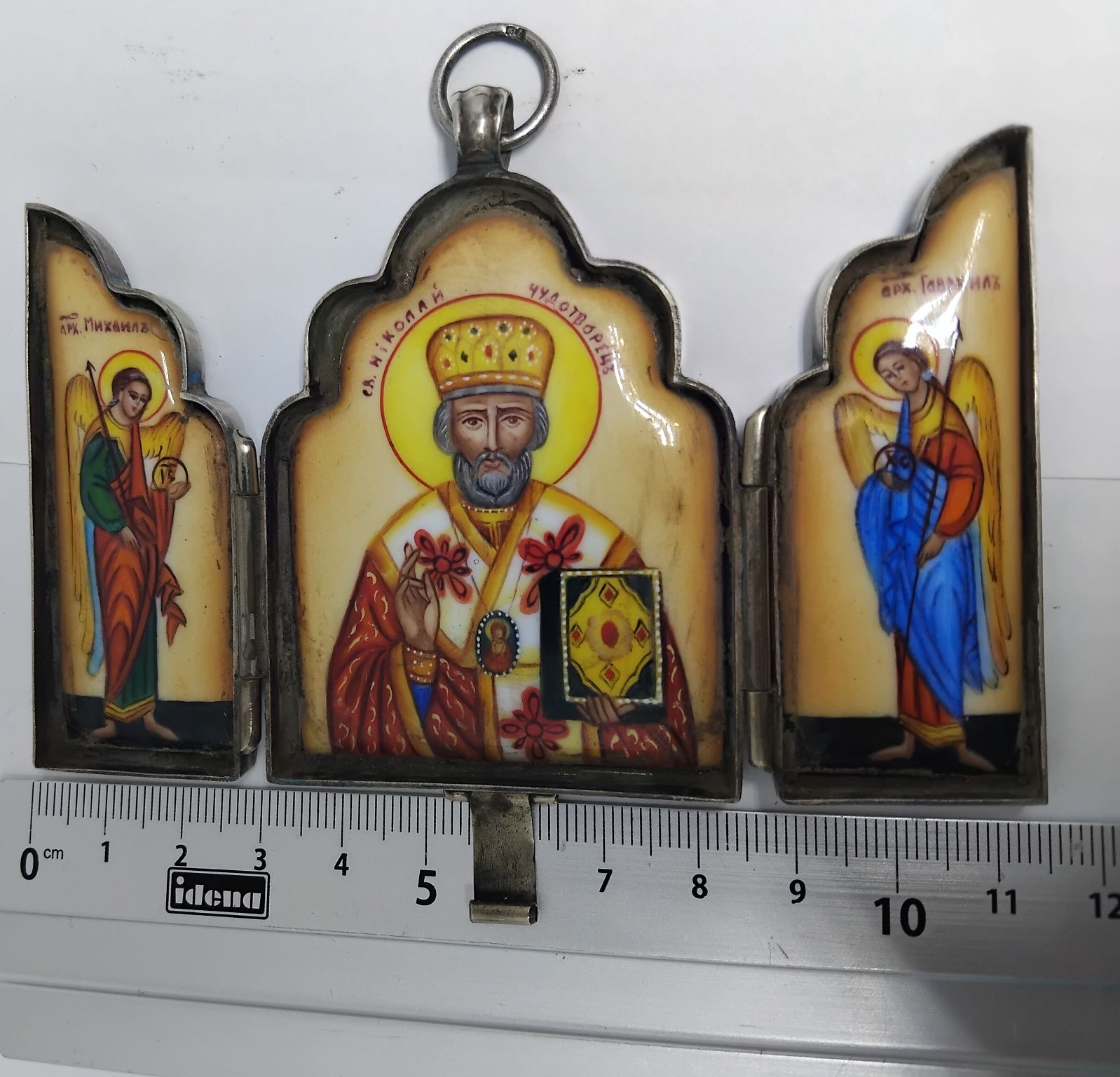 Vechi triptic rusesc argint