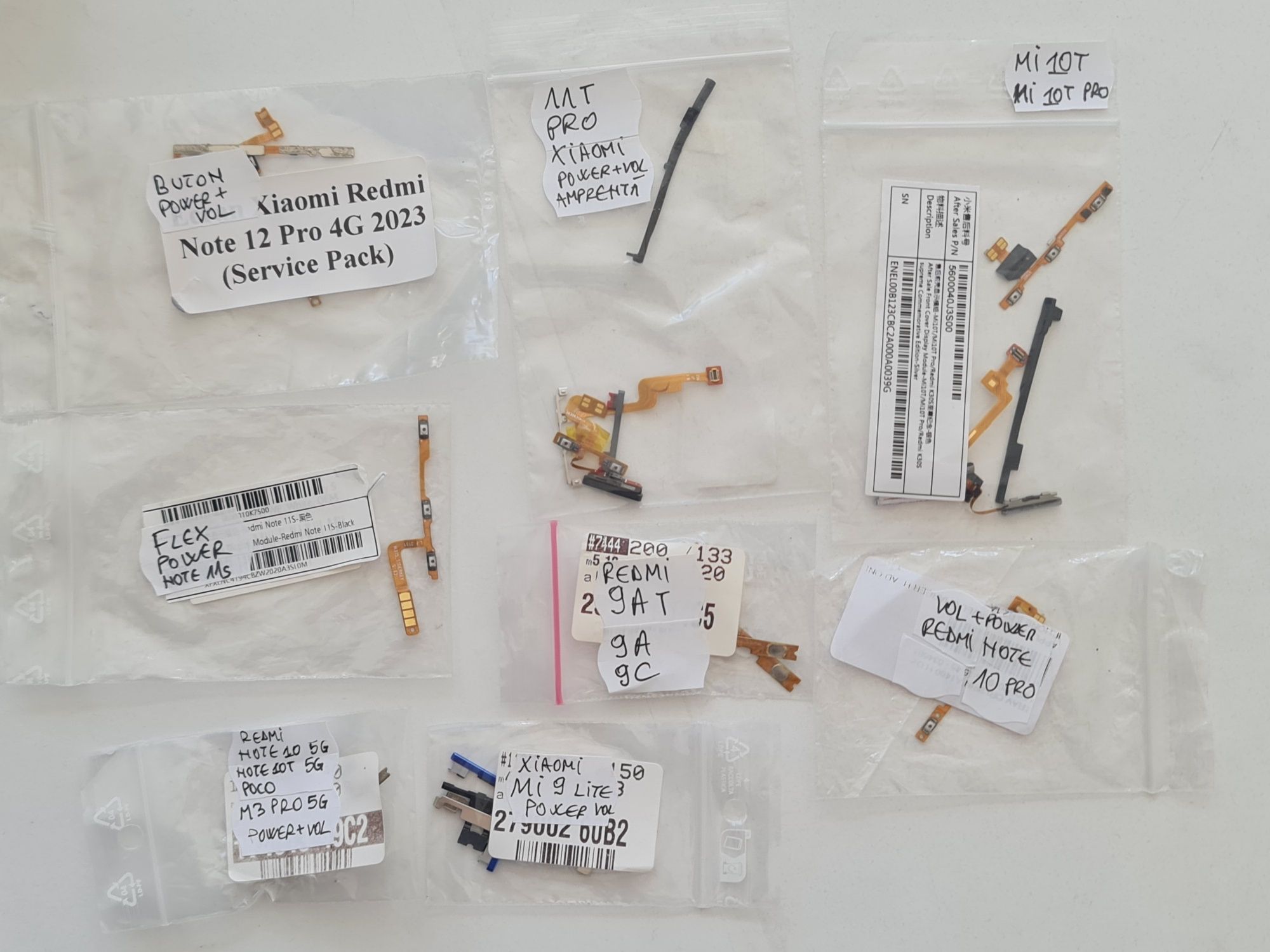 Benzi buton power volum samsung xiaomi motorola oppo banda flex