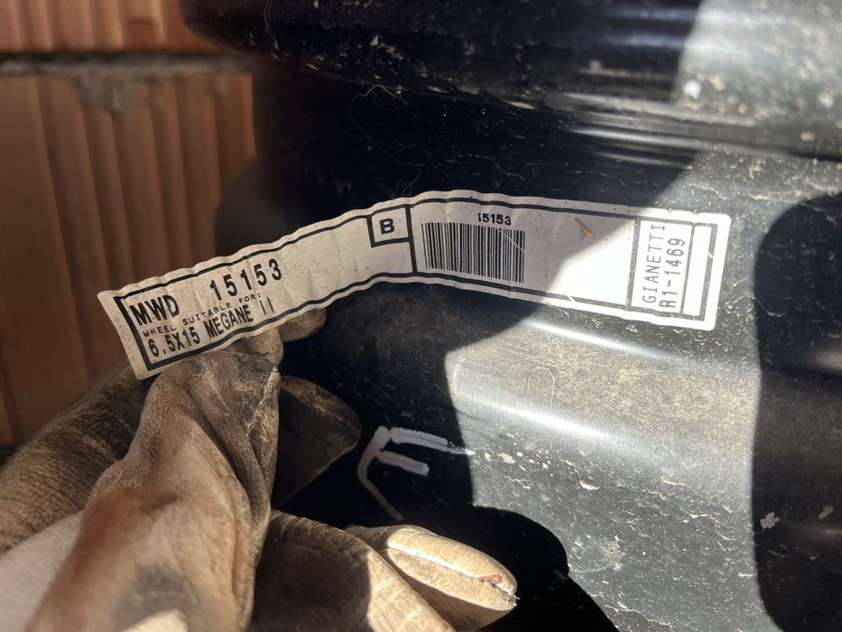 Jante tabla 4x100 15” Dacia renault