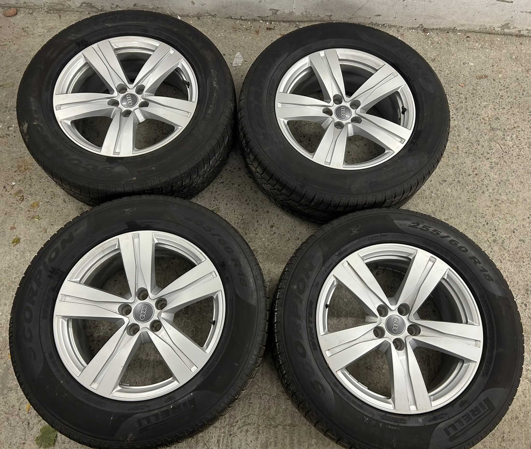 ROTI18 AUDI Q5-Model Nou/Gama Vag Anvelope Pirelli MS 255/60/18
