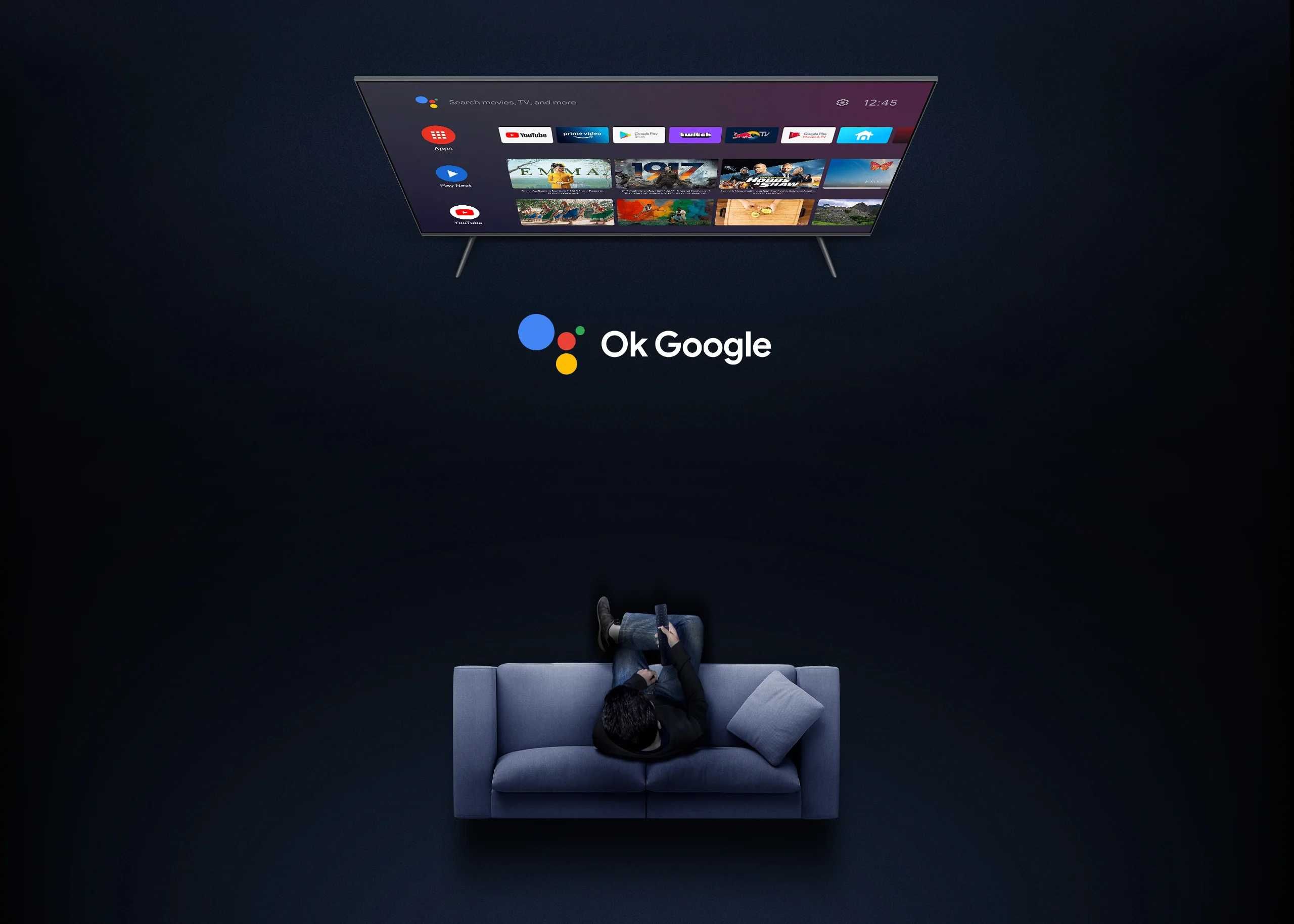 Телевизор Xiaomi 55 Q2 Qled Ulta HD Google Asisstante