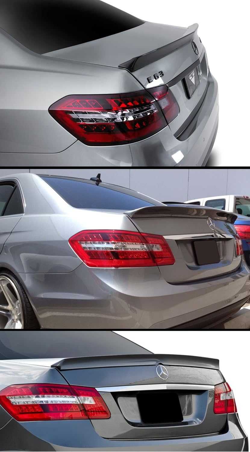 Лип спойлер за багажник ,Mercedes E-class W212, ЧЕРЕН ЛАК