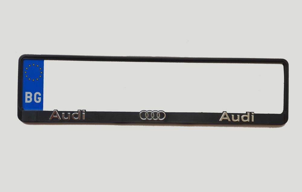 2 броя Рамки за регистрационен номер Audi