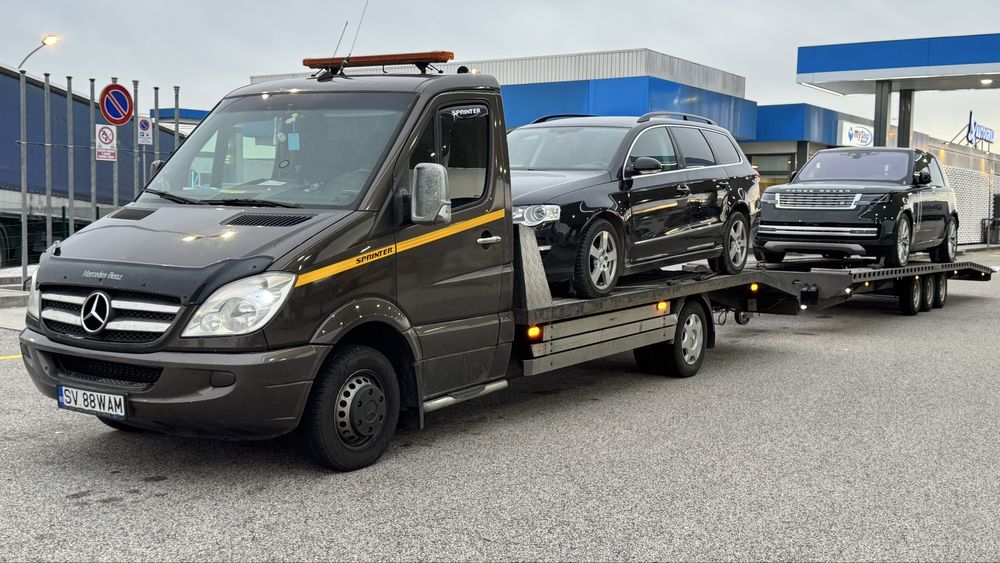 Transport auto pe platformă Italia