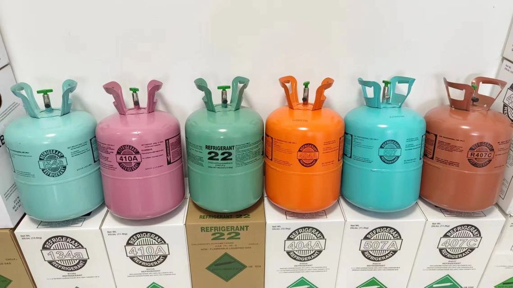 Freon r404a r410a r32 r407c r22 r290 r134a butelie inclusa