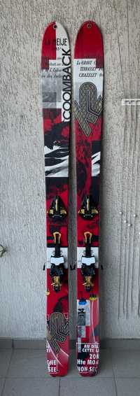 Продавам ски K2 Coomback 114 + автомати Marker Kingpin 13 + колани K2
