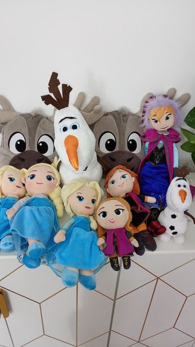 Păpuși din pluș Elsa 33 cm plusuri Frozen regatul de gheată  olaf sven