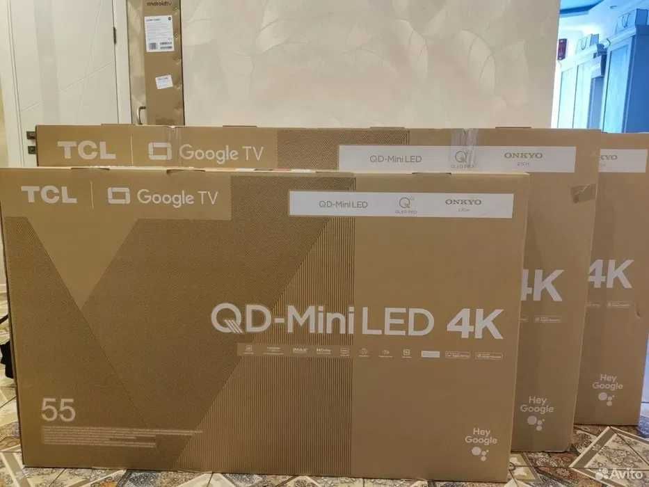 Телевизор TCL 55* QD-Mini LED 144Hz + прошивка в подарок + доставка!