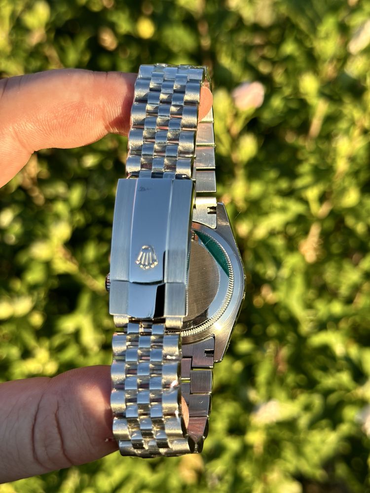 Rolex date-just green palm dial 36 mm