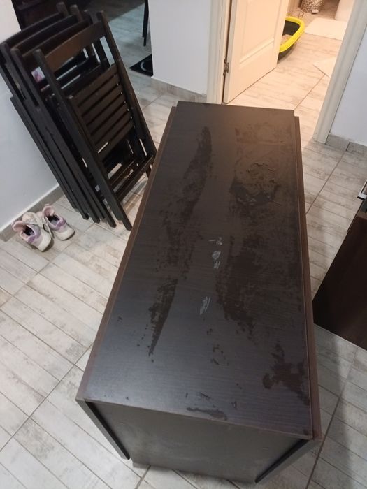 Masa pliabila + 5 scaune