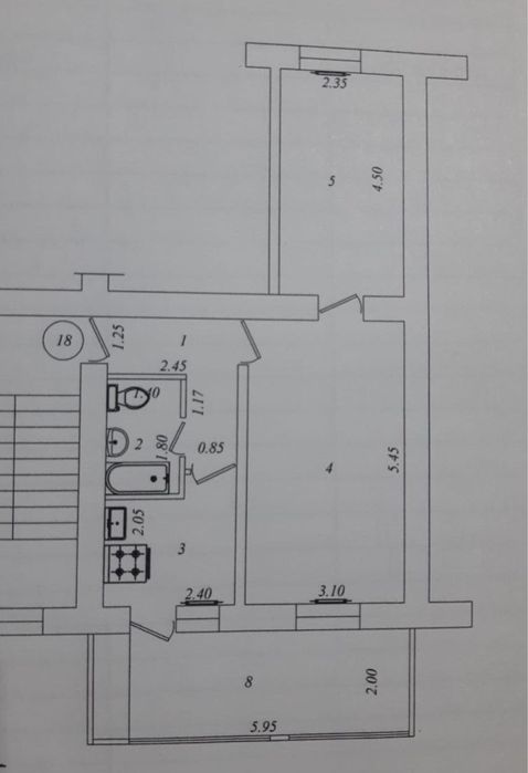 Продаю квартиру в Мирабадском районе Рисовый рынок Бакалея. 2х комнат