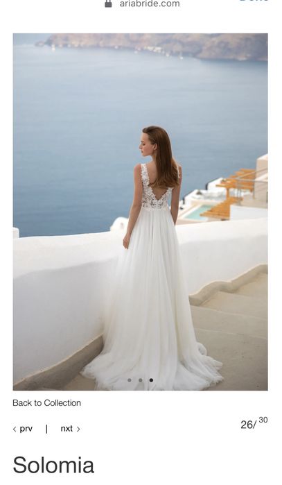 Rochie mireasa A line,  Aria Bride