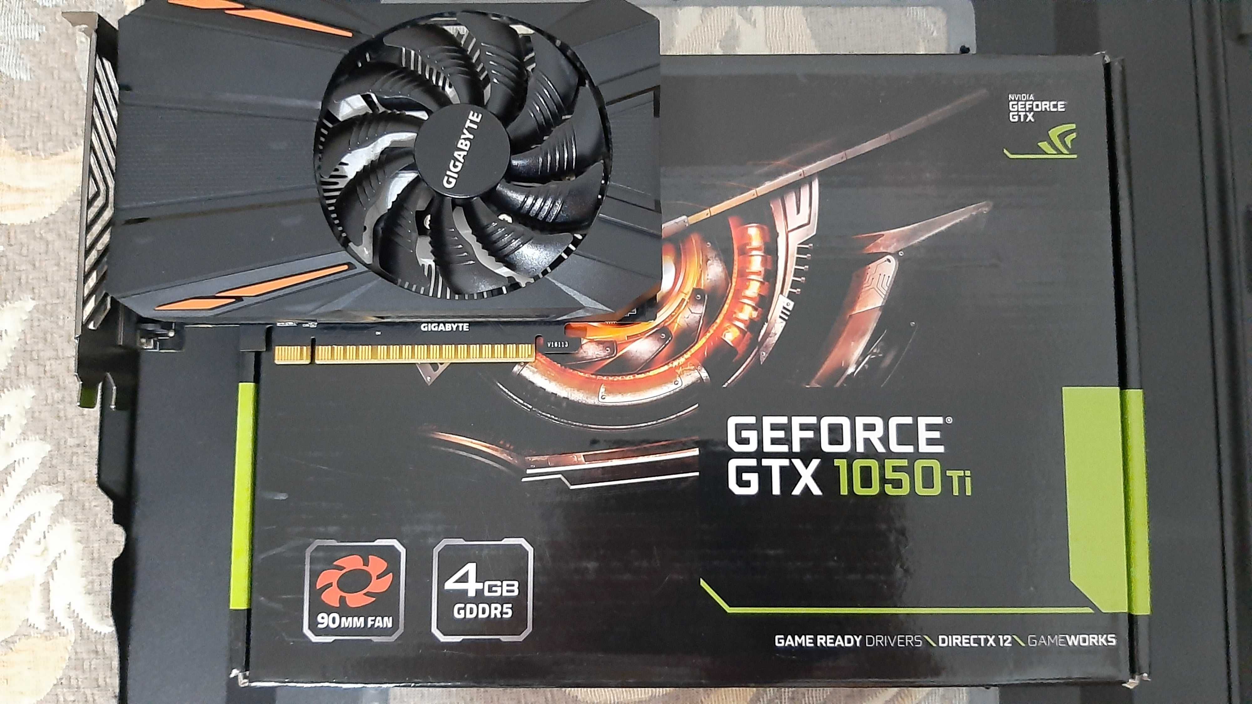 placa video Gigabyte GEFORCE GTX 1050 TI , 4gb, GDDR5 GAMEWORKS