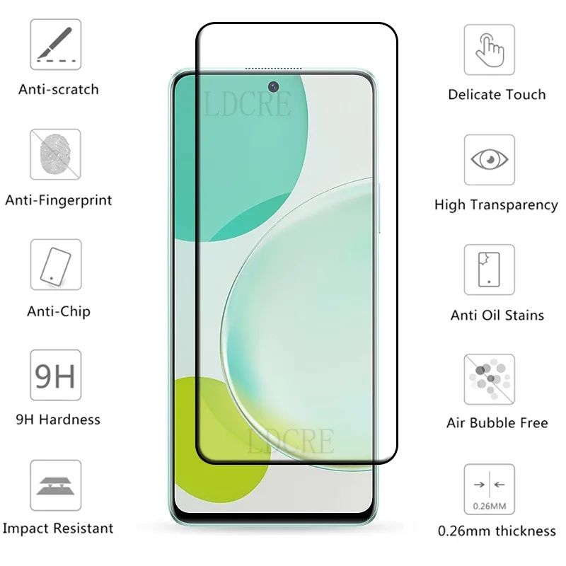 Huawei Pura 70 / Nova 11 / 11i /5D ЦЯЛО ЛЕПИЛО Стъклен протектор екран