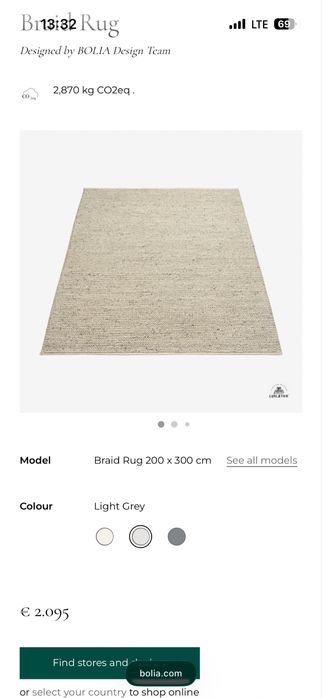 Covor Bolia Braid Lână