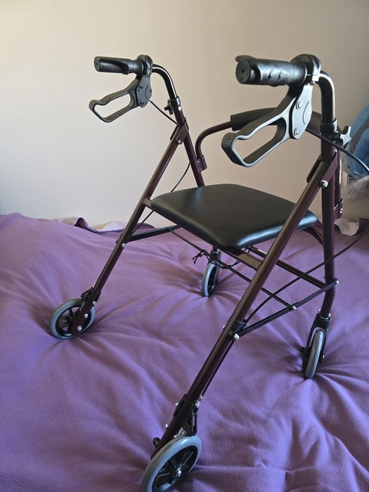 Rolator cu scaun si cosulet