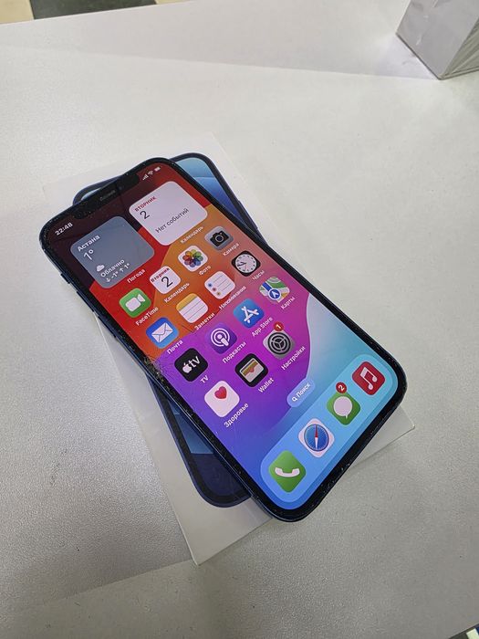 iPhone 12 128гб 74% работает