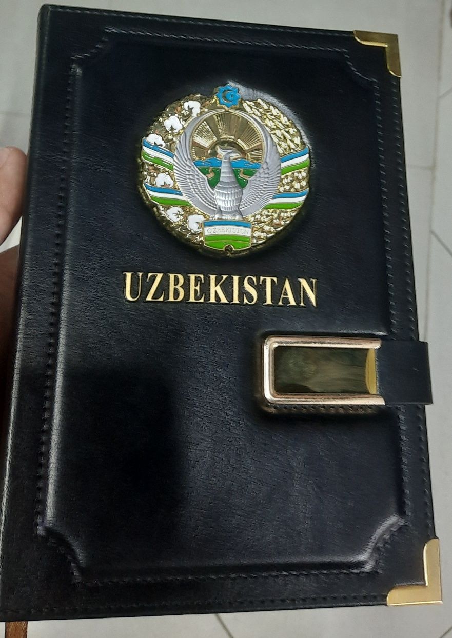 Блокнот кожанный Узбекистан