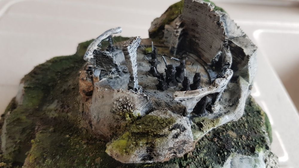 Colectie unica sah figurine si diorame Lord of the Rings si Hobbit