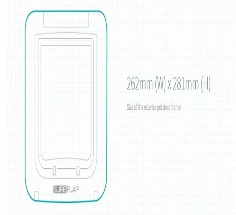 Sure Petcare SureFlap Врата за домашни любимци с микрочип с Hub