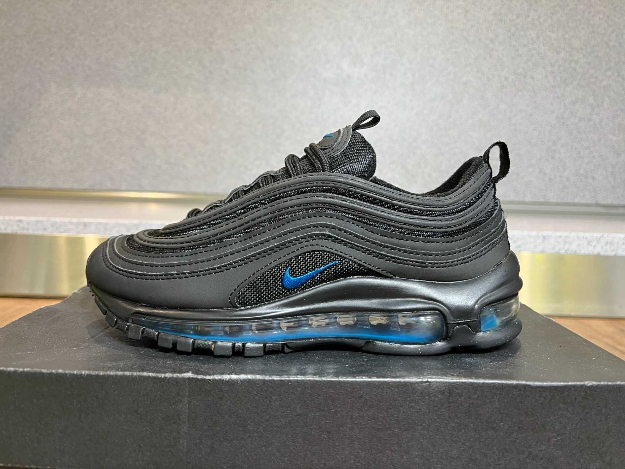 ОРИГИНАЛНИ *** Nike Air Max 97 BG 'Black Imperial Blue'