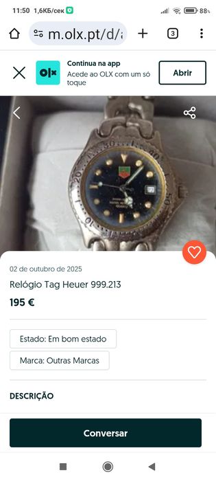 часовник TEG Heuer  дамски работи
