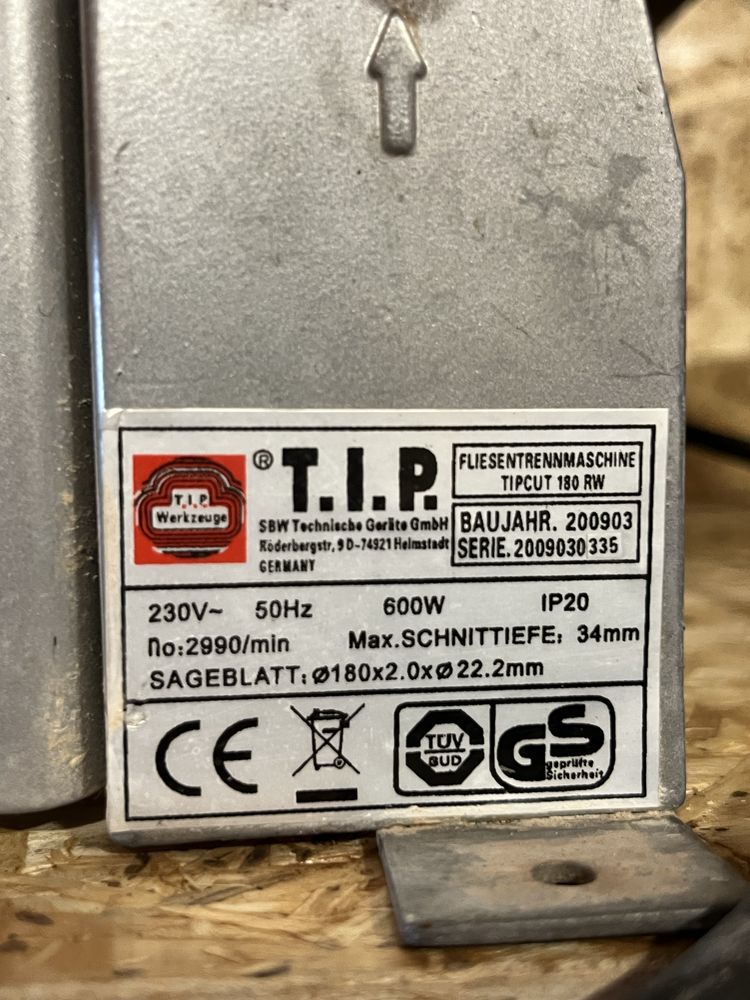 Плиткорез T.I.P б/у