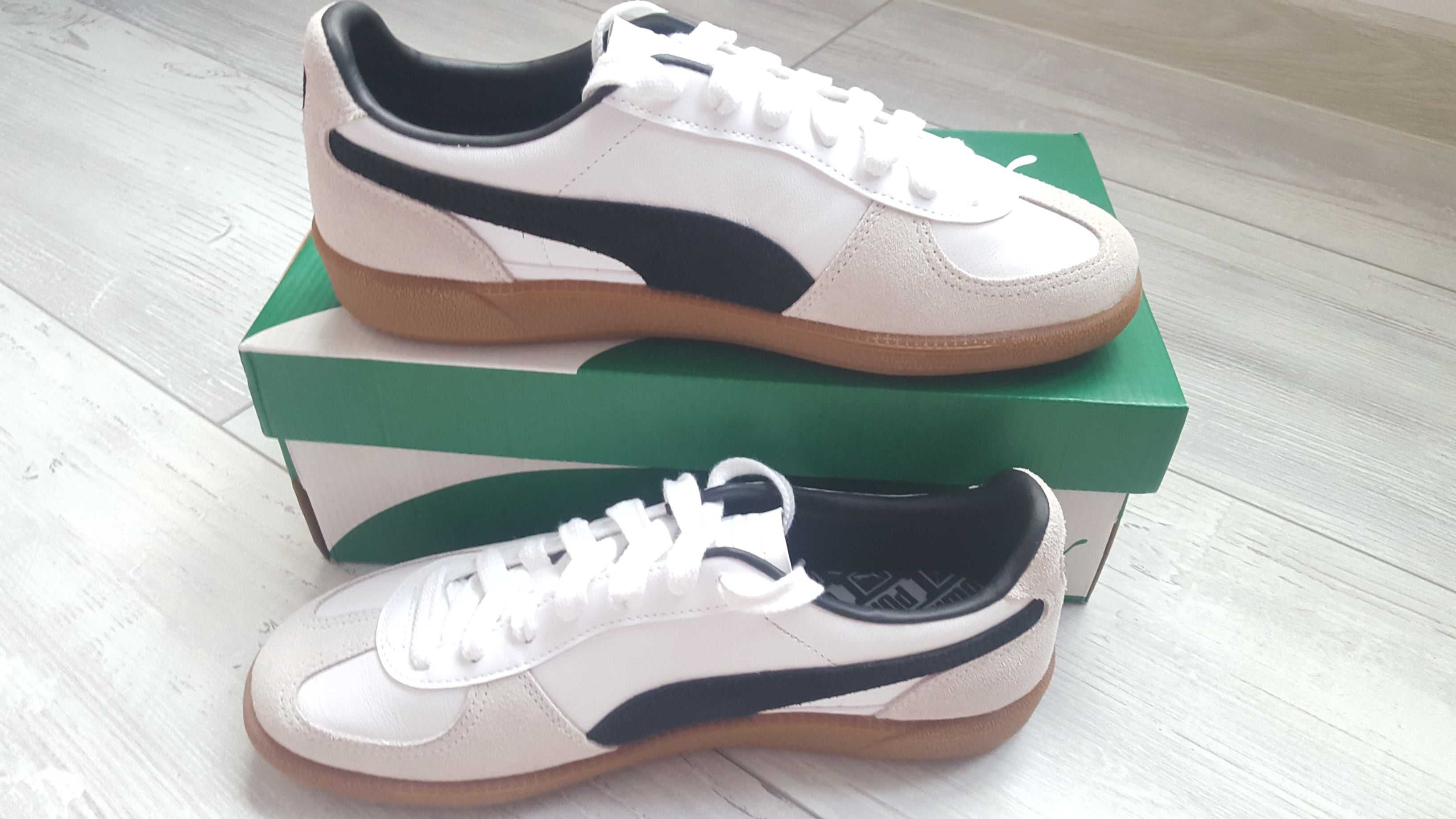 Нови мъжки кожени оригинарни маратонки PUMA PALERMO Lth EUR42 UK8