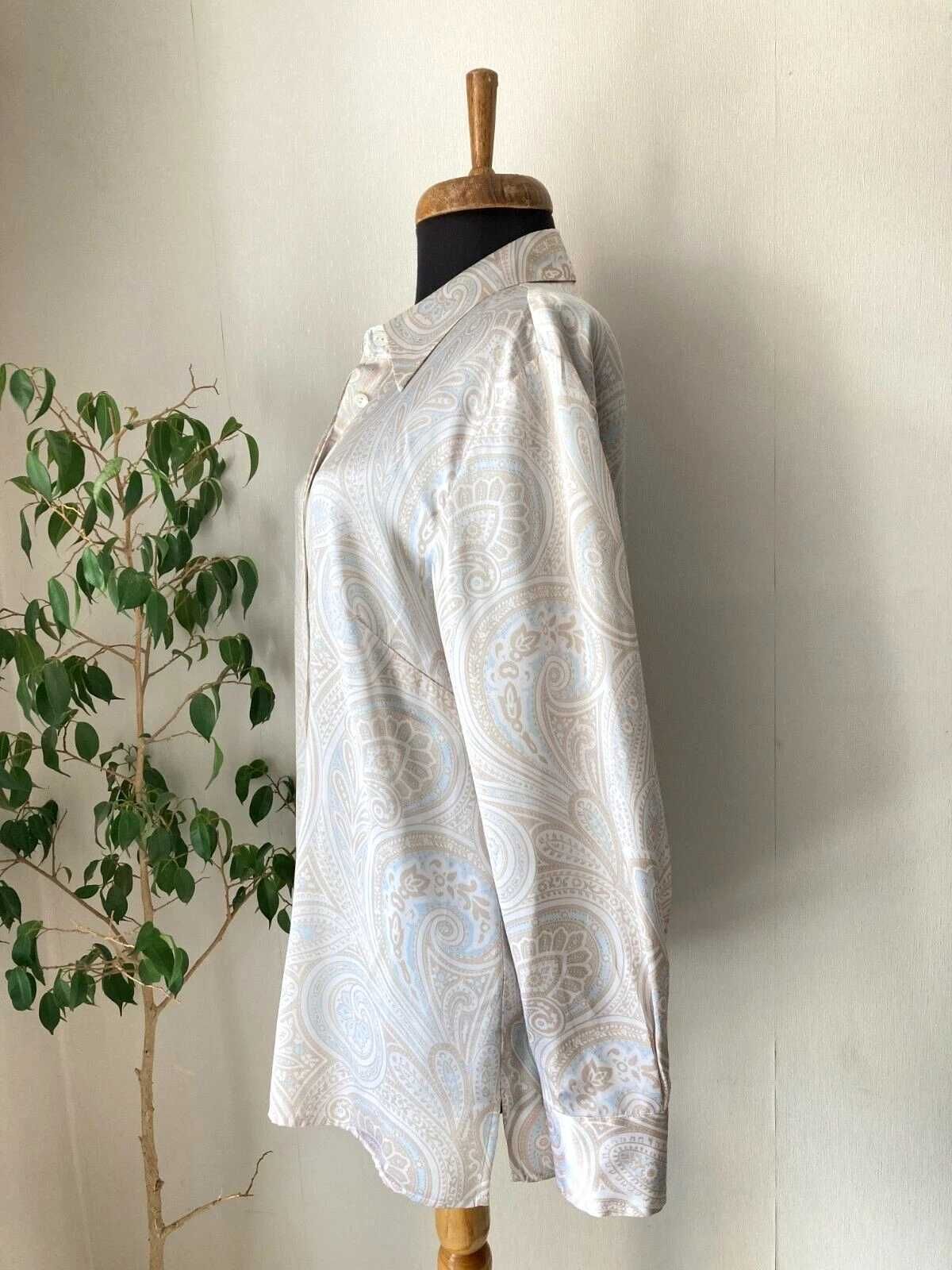 Peter Hahn 100% Silk женска копринена блуза блузка коприна размер 40