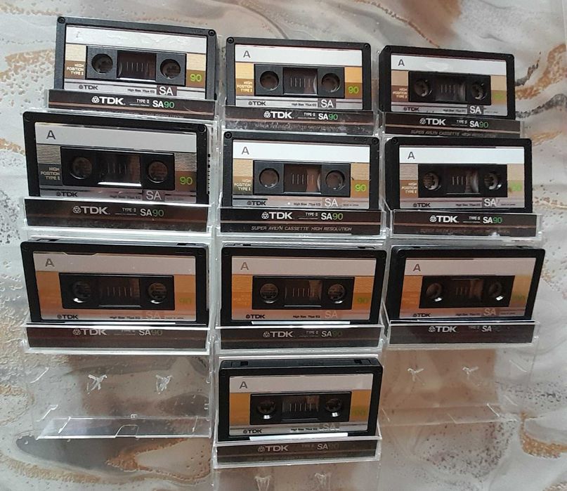 Аудио касети TDK SA - 90 мин./Gold /- хром