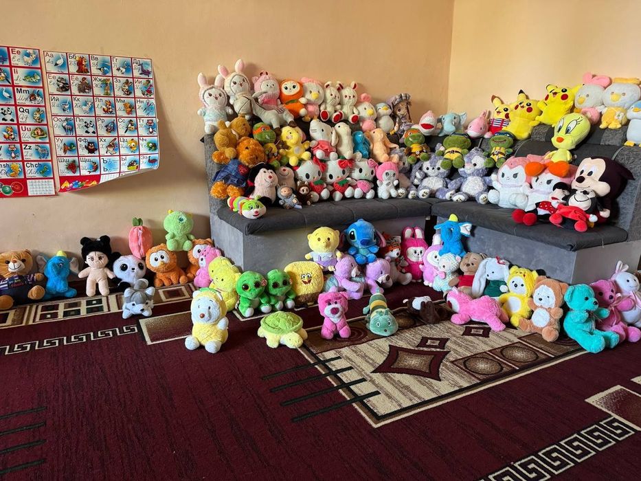 Мягкие игрушки..