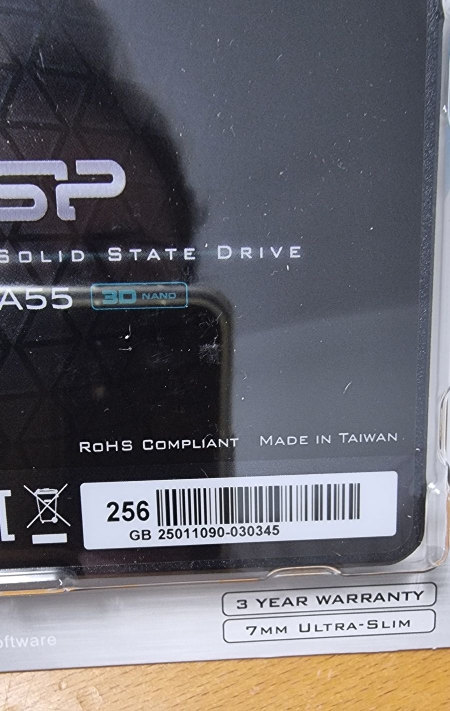 SSD 256 GB SP чисто нови