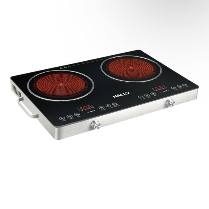 Электрическая двух камфорный печь HALEY