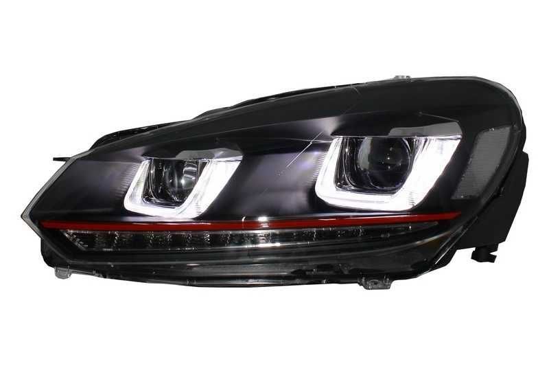 Faruri LED VW Golf 6 VI (2008-up) Golf 7 U Design Semnal LED Dinamic