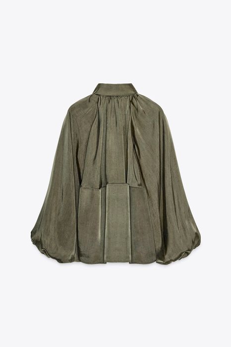 ZARA БОМБЪР ЯКЕ, цвят каки, есенно яке, размер S/M